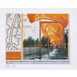 CHRISTO (1935-2020) ET JEANNE-CLAUDE (1935-2009)  The Gates (Project for the Central Park, New-York City), 2003.