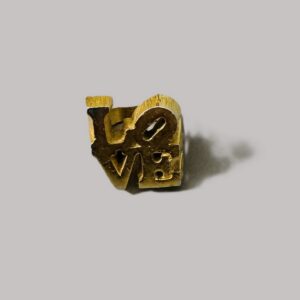 Robert Indiana (1928-2018)  « The Love ring ». 1969.