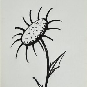 Bernard BUFFET (1928-1999) « Tournesol ». Circa 1980.