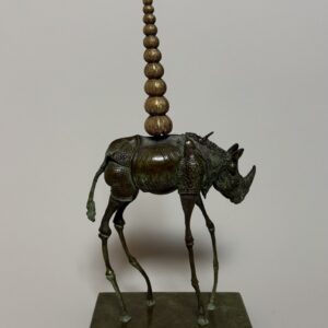 Salvador DALI (1904-1989). Rhinocéros cosmique. 1956.