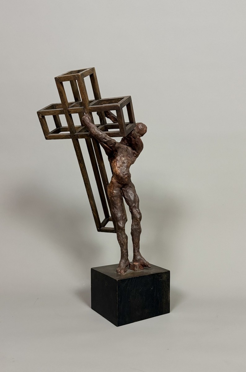 Salvador DALI (1904–1989) « Christ portant la croix » ou « Christo de Cadaqués ». 1964.
