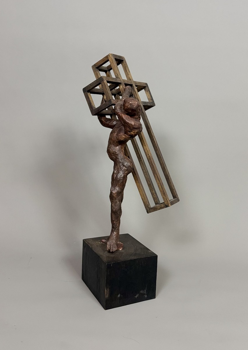 Salvador DALI (1904–1989) « Christ portant la croix » ou « Christo de Cadaqués ». 1964. – Image 4