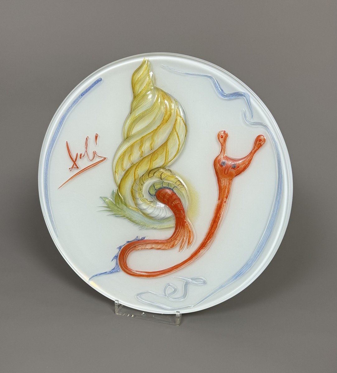 Salvador DALI (1904-1989) Plat à l’escargot. 1979. – Image 2