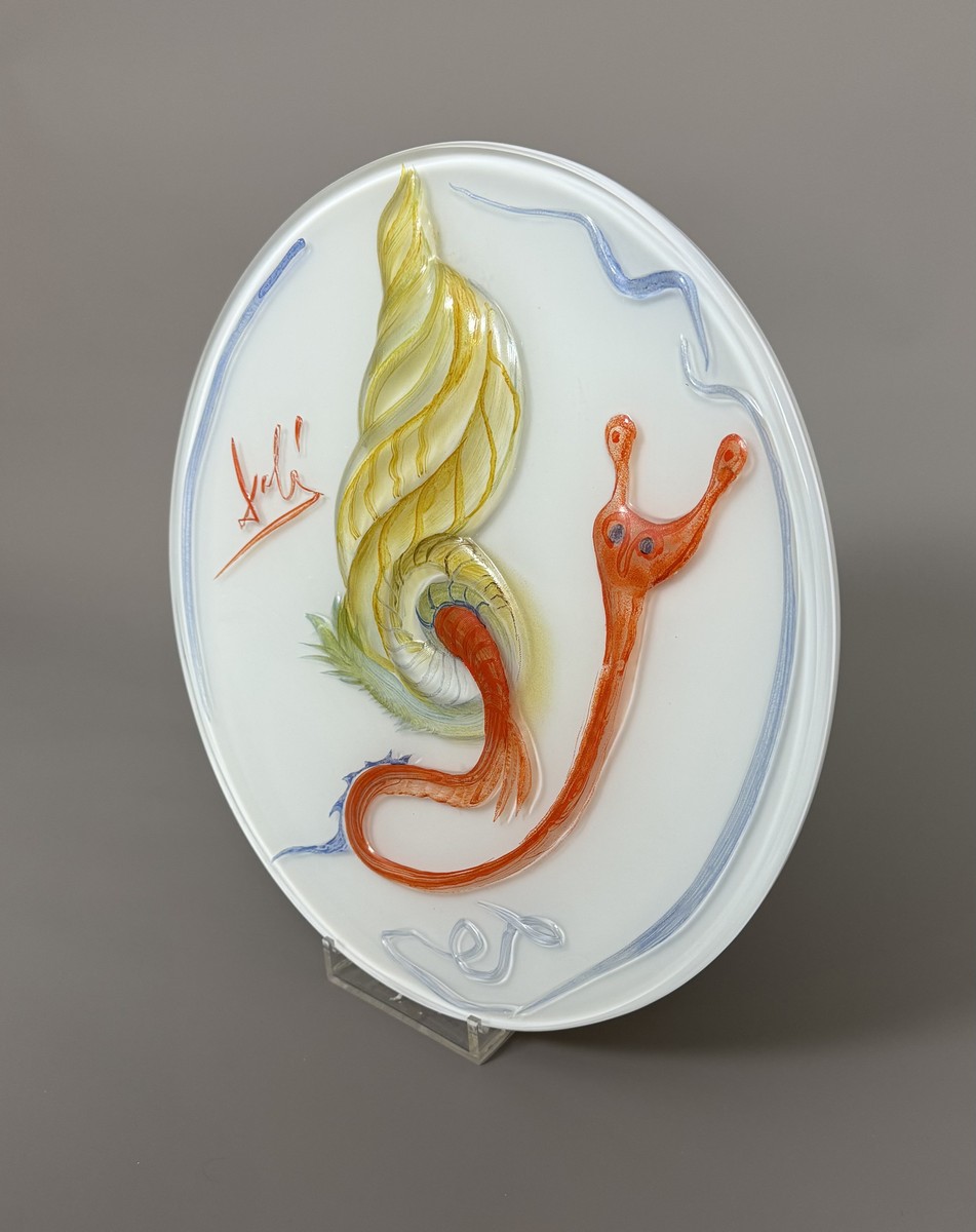 Salvador DALI (1904-1989) Plat à l’escargot. 1979. – Image 3