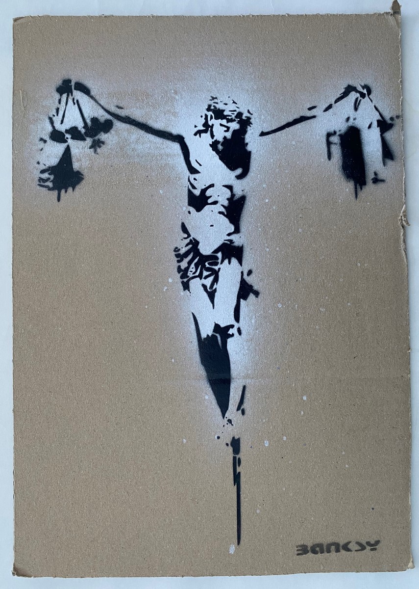 Sold at Auction: Banksy x Louis Vuitton - Dismaland Original Street Art