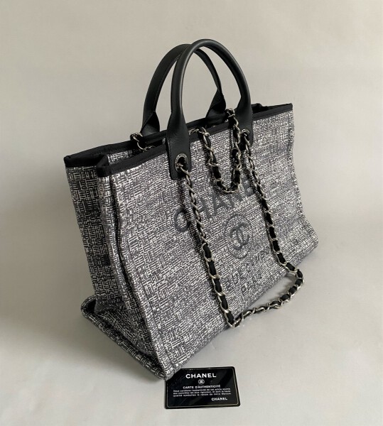 Chanel 2023 Deauville Large Shopping Tote at 1stDibs