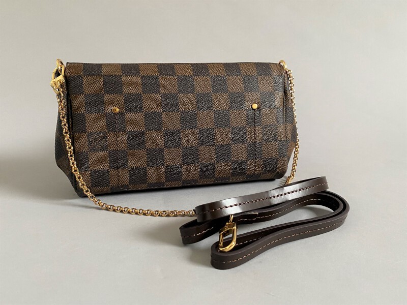 Louis Vuitton Shoulder Bag Siena MM Damier Ebene Canvas Shoulder Hand Bag  A974