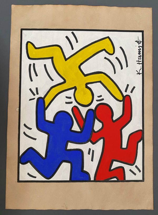 LOT N°80 -Keith HARING (1958-1990), Attribué à, Etats-Unis. - Image 2