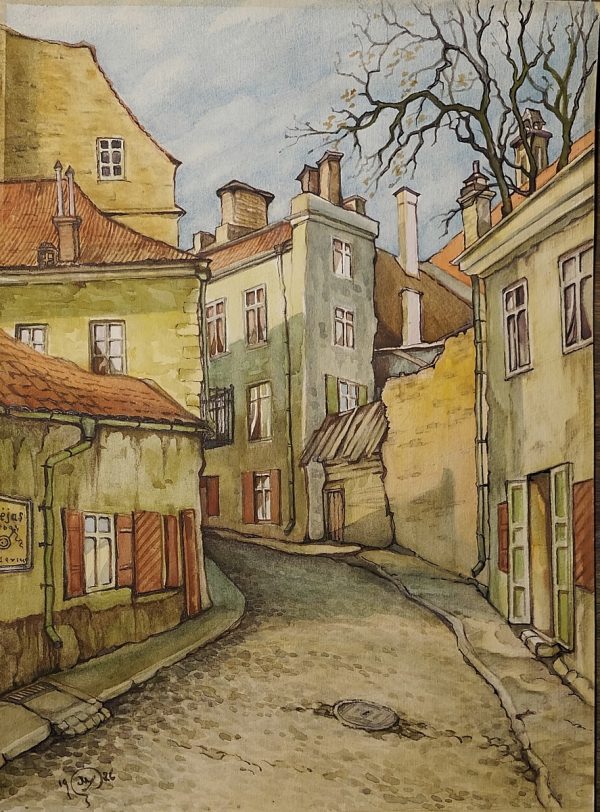 N°16-Mstislav Valerianovic DOBUZINSKIJ (1875-1957) , Attribué à