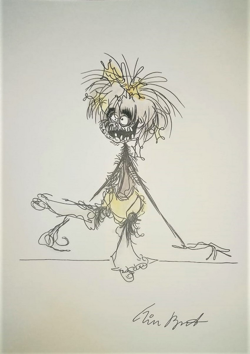 Tim Burton  Tim Burton (after) - Untitled Drawing on paper