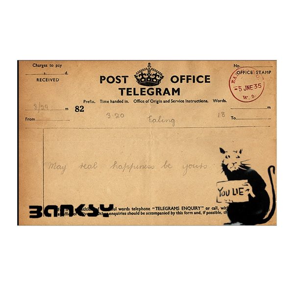 LOT N°254 BANKSY (né en 1974) (D'après)