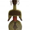 LOT N°40 STATUE PERLEE BAMILEKE / BAMOUN (XXème Siècle)   CAMEROUN.
