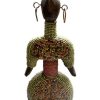LOT N°40 STATUE PERLEE BAMILEKE / BAMOUN (XXème Siècle)   CAMEROUN. – Image 2