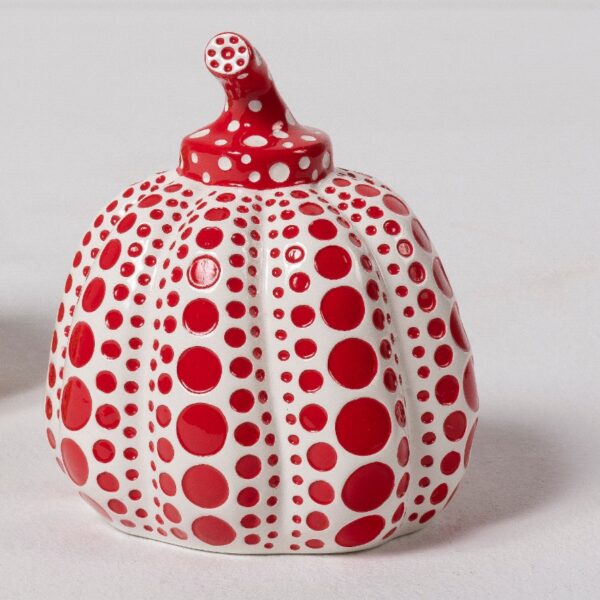 Yayoi KUSAMA (Né en 1929) D’après  Pumpkin Red & White