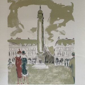 Kees VAN DONGEN (1877-1968), D’après  Place Vendôme, 1937