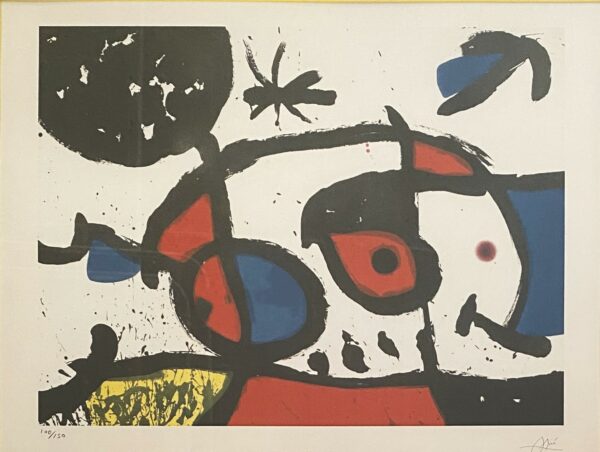 Joan MIRO (1893-1983), D’APRES  Abstraction
