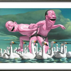 YUE MINJUN (Né en 1962)  Sans titre