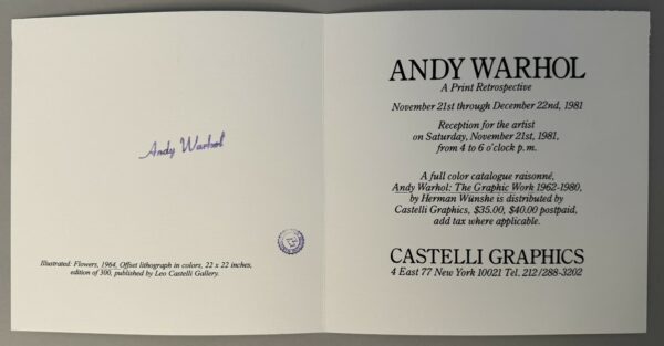 Andy WARHOL (1928-1987), d'après. – Image 2