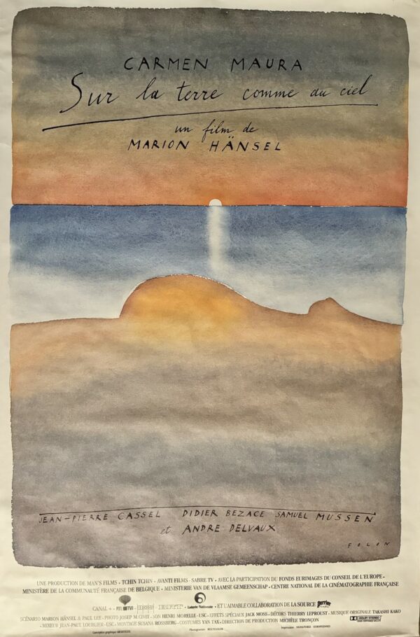Jean-Michel FOLON (1934-2005), d’Après. Affiche illustrée par Folon