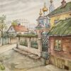 Mstislav Valerianovic DOBUZINSKIJ (1875-1957) , Attribué à.