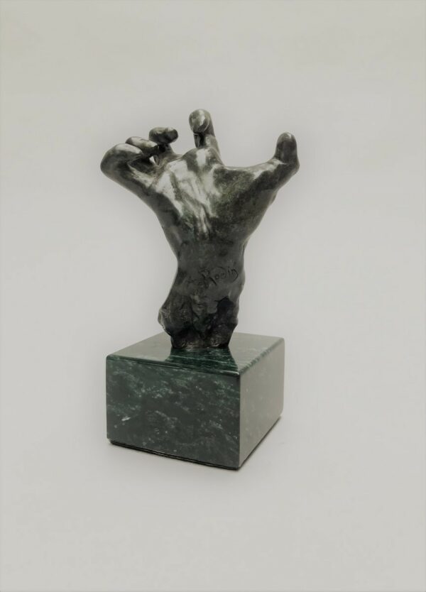 AUGUSTE RODIN (1840-1917), D'APRES  Main crispée, petit modèle.