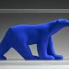 Yves KLEIN (1928-1962) et François POMPON (1855-1933), d’après.   Ours Pompon – Image 2