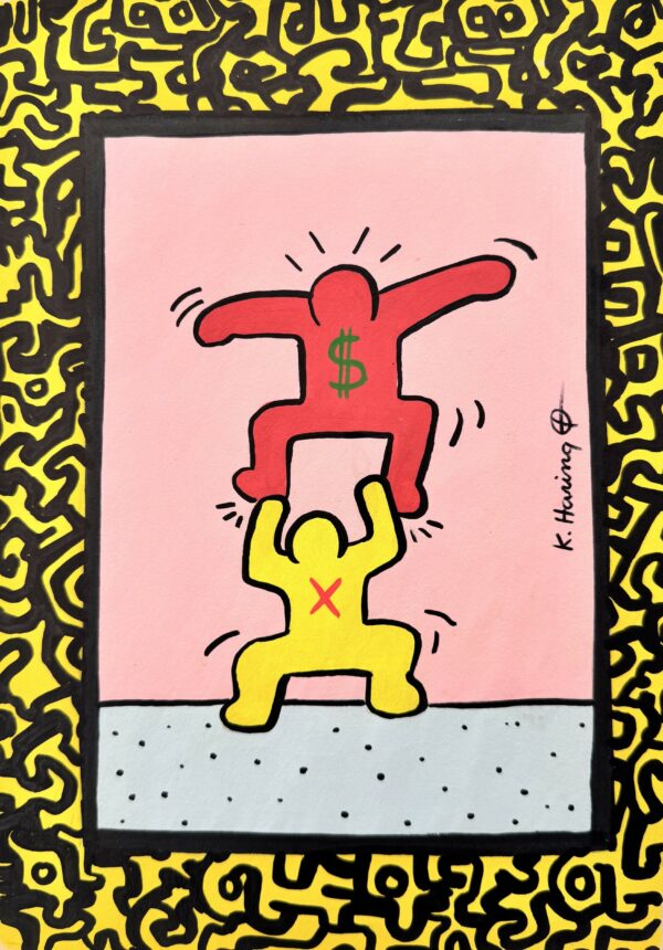 Keith HARING (1958-1990), Attribué à  Sans titre,1983
