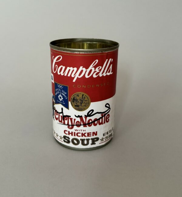 Andy WARHOL (1928-1987), Attribué à.  Campbell’s Soup « Curly Noodle with Chicken ».