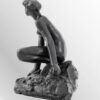 Auguste RODIN (1840-1917), D’APRES  Grande baigneuse accroupie, modèle de 1885. Bronze à patine brune nuancée, signé et numéroté n°4, fonte posthume des années 70 de Georges Rudier . - Image 3