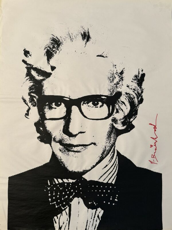MR. BRAINWASH (Né en 1966).  Yves Saint Laurent Marylin.