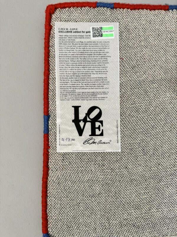 Robert INDIANA (1928-2018).  CZECH - LOVE - 2006. – Image 2