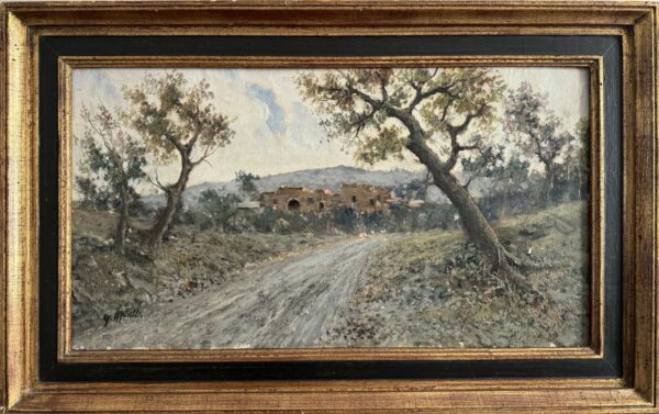 ECOLE DU DEBUT DU XXème SIECLE  Paysage - Image 2