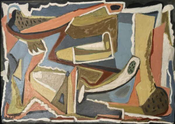 Pierre PENKOAT (Né en 1945)  Composition abstraite