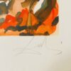 Salvador DALI (1904-1989), (D’APRÈS)  Divine comédie - Le paradis - Chant 26 , 1963 Bois gravé en couleurs sur vélin de Rives . – Image 2