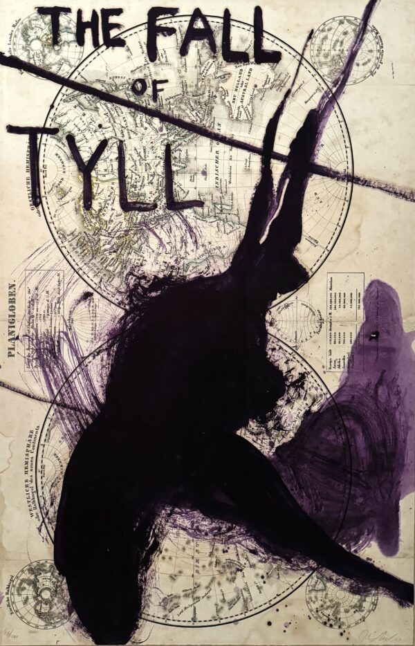 Julian SCHNABEL (Né en 1951)   The Fall Of Tyll" , 2020