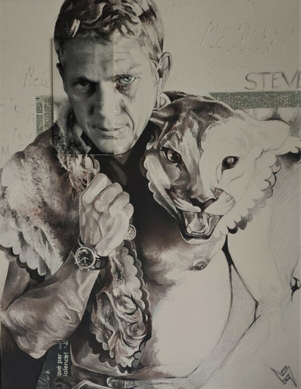 Natacha TOUTAIN (Née en 1959)  Steve Mc Queen n°2 ,2007