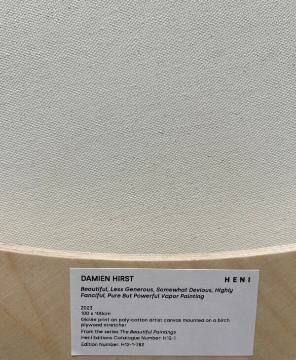 Damien HIRST (britannique, né en 1965) H12-1-782, Beautiful Less Generous Painting ,2023. - Image 3