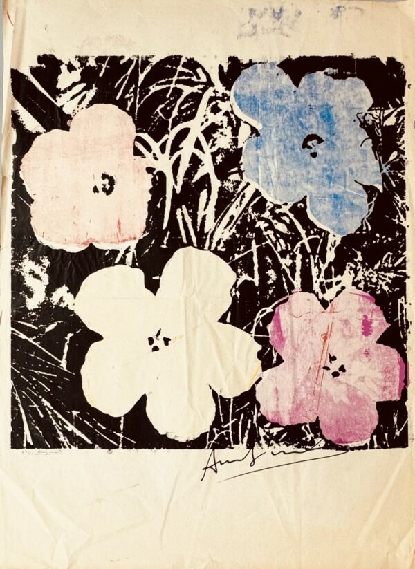 Andy WARHOL (1928-1987), Attribué à.  Flowers.