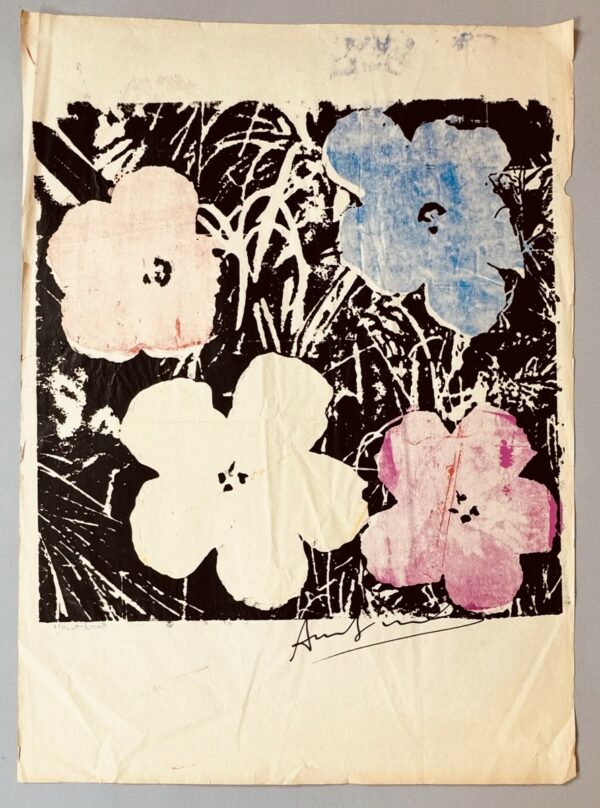 Andy WARHOL (1928-1987), Attribué à.  Flowers. - Image 2