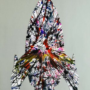 Damien HIRST (Né en 1965), Attr.à.  Space Rocket, 2009.