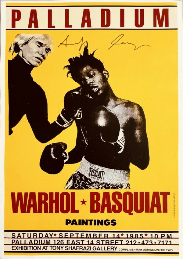 Andy WARHOL (1928-1987) et Jean-Michel BASQUIAT (1960-1988), D’Après.  « PALLADIUM »