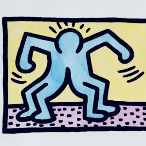 Keith HARING (1958-1990), Attribué à  Pop Shop II, 1988.