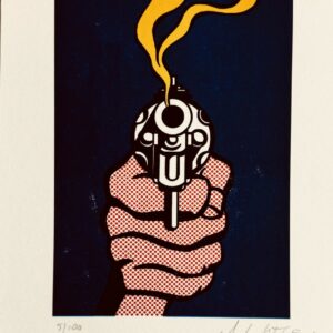 Roy LICHTENSTEIN (1923-1997), D'Après.   Pistol.
