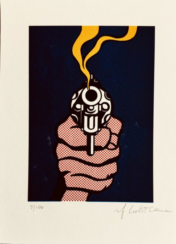Roy LICHTENSTEIN (1923-1997), D'Après.   Pistol.