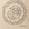 Keith HARING (1958-1990), Attribué à.  Snake