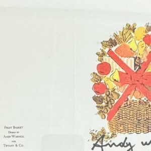 Andy WARHOL (1928-1987) , Attribué à.  Fruit Basket.