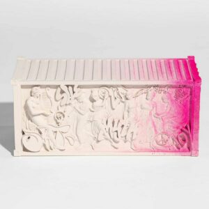 PICHIAVO (Fondé en 2007)  Mythological shipping container relief, 2020.