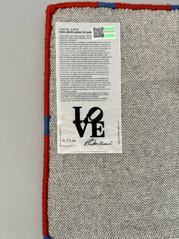 Robert INDIANA (1928-2018).  CZECH - LOVE - 2006. – Image 2