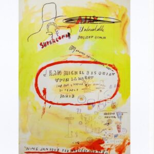 Jean-Michel BASQUIAT (1960-1988), D’Après.  Supercomb.