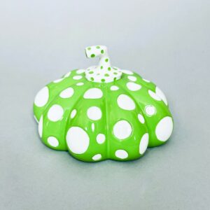 Yayoi KUSAMA (Né en 1929), D’Après  Naoshima Pumpkin White & Green.